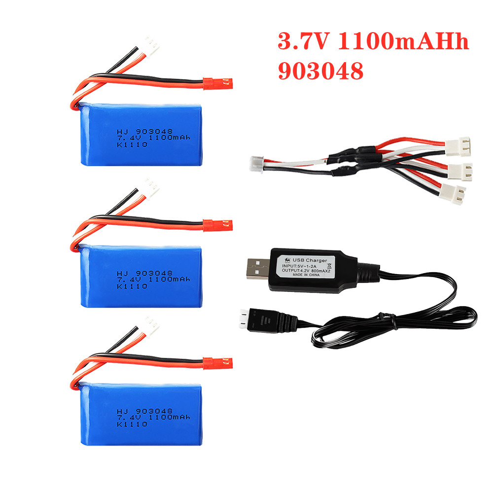 1-5szt 7.4V 1100mah903048 Akum – Drone Charger recenzja i cena